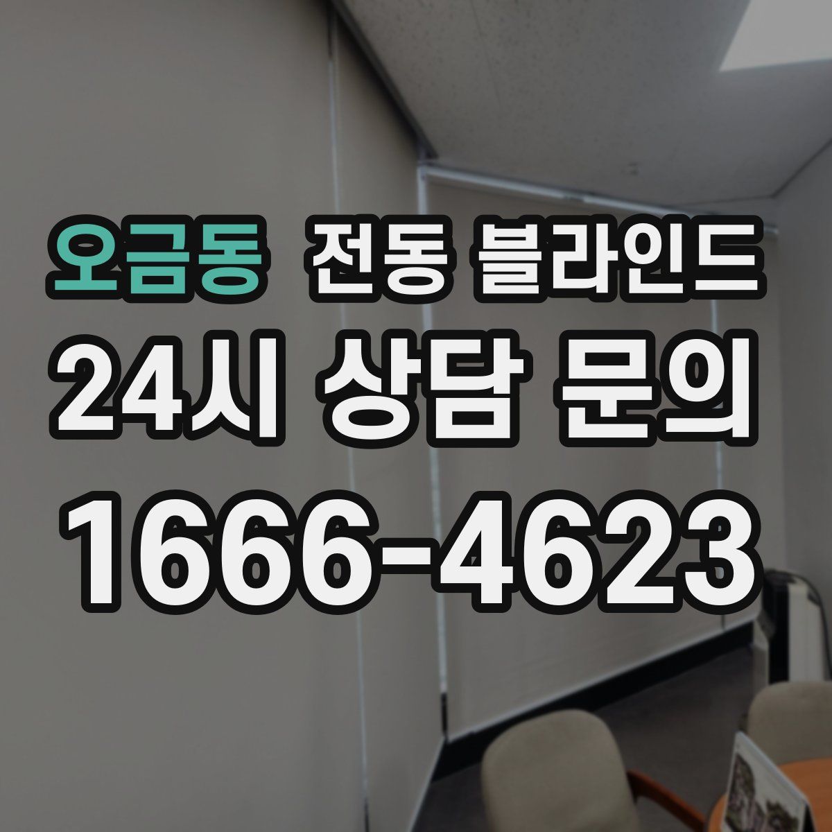 오금동 전동 블라인드