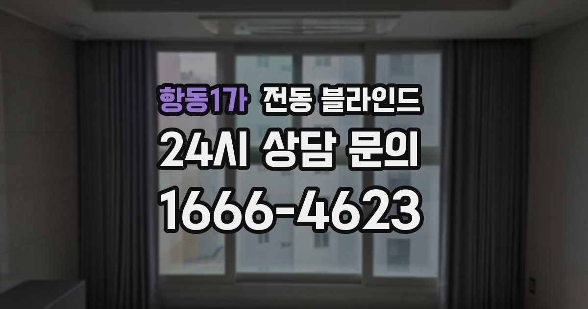 항동1가 전동 블라인드