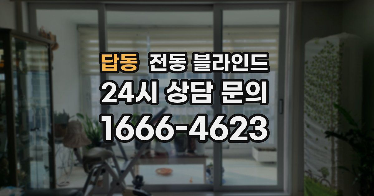 답동 전동 블라인드