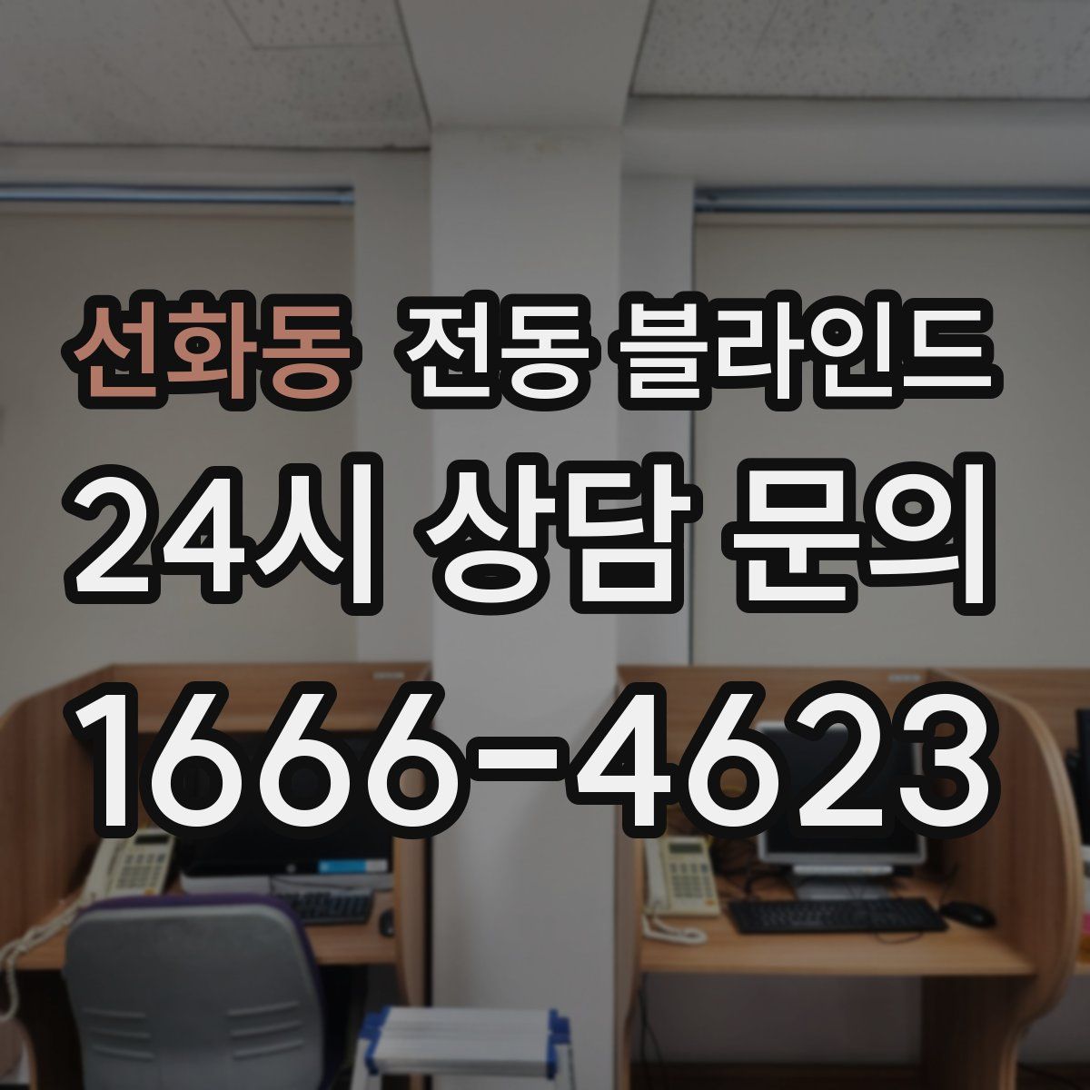 선화동 전동 블라인드