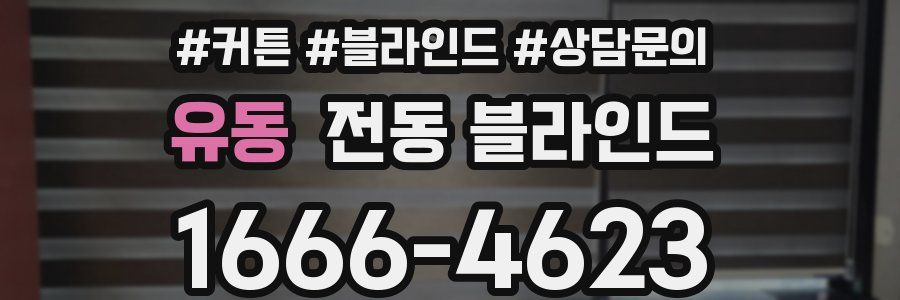 유동 전동 블라인드