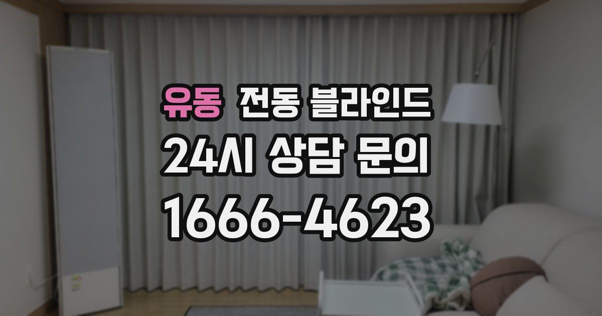 유동 전동 블라인드