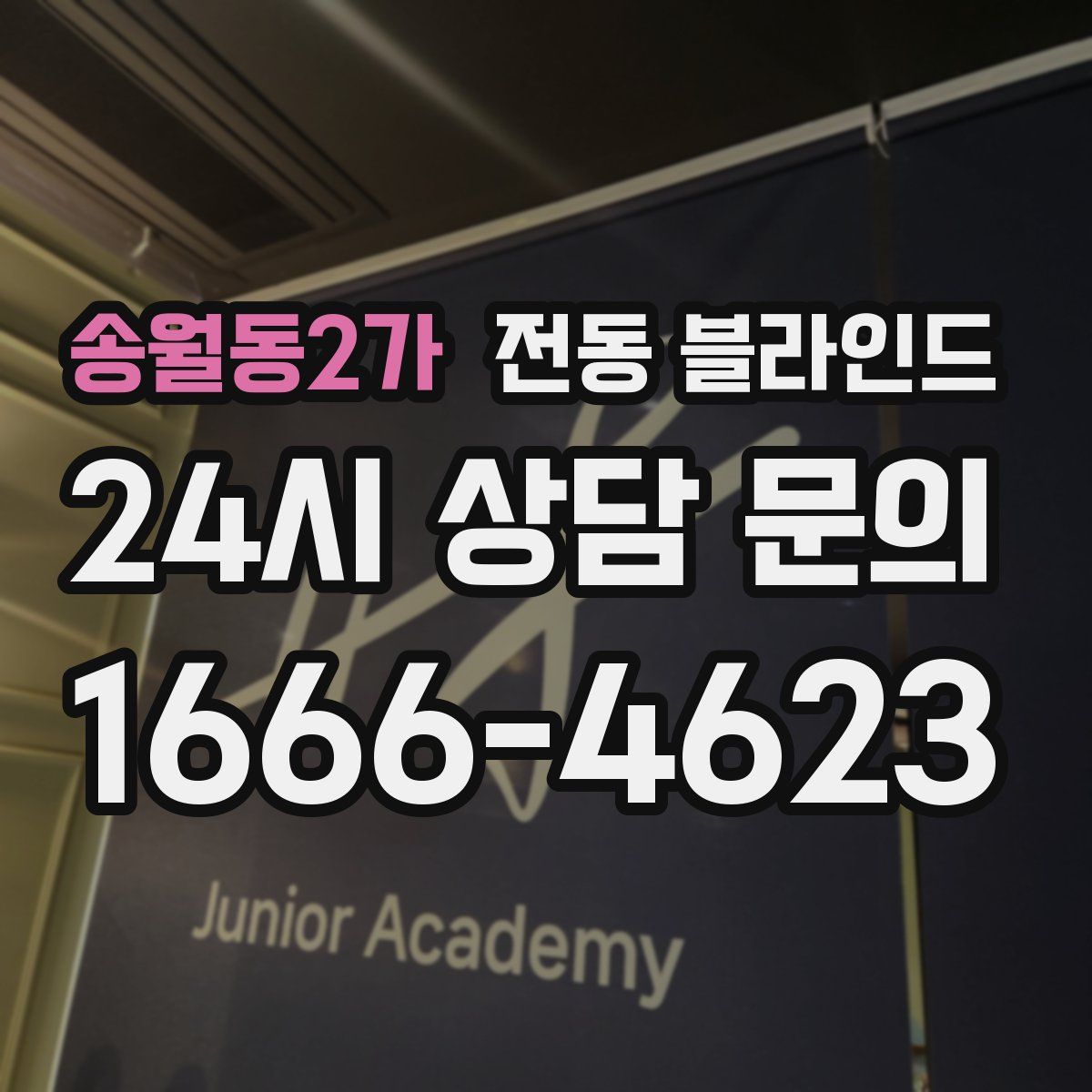 송월동2가 전동 블라인드