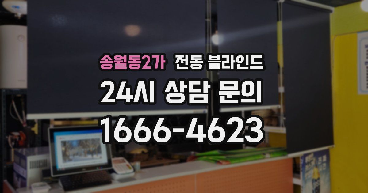 송월동2가 전동 블라인드