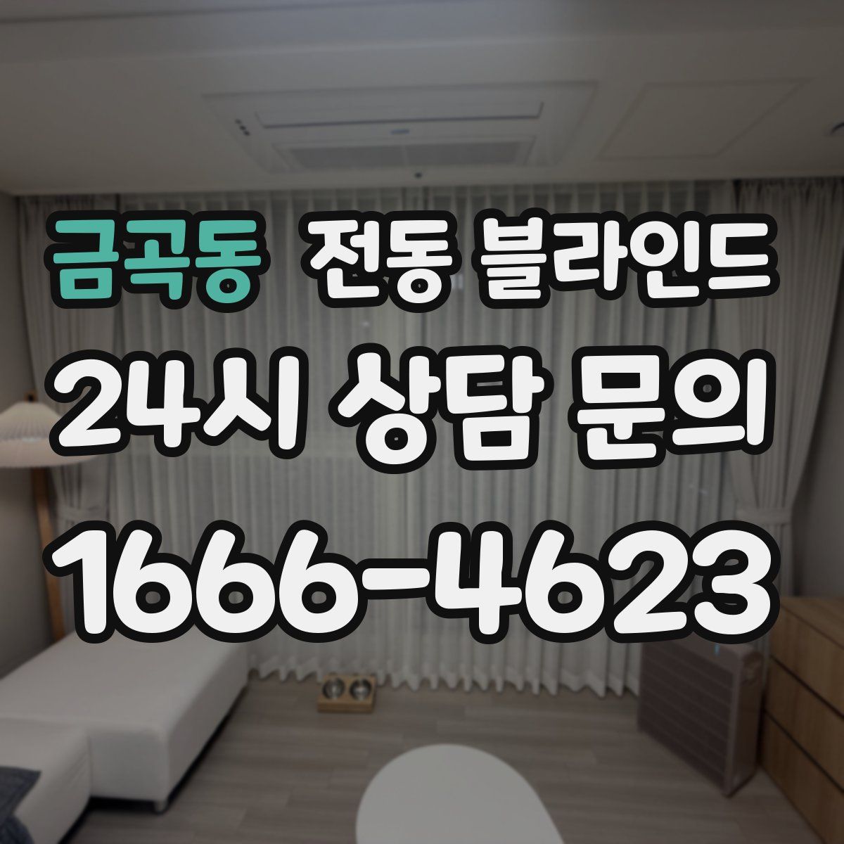 금곡동 전동 블라인드