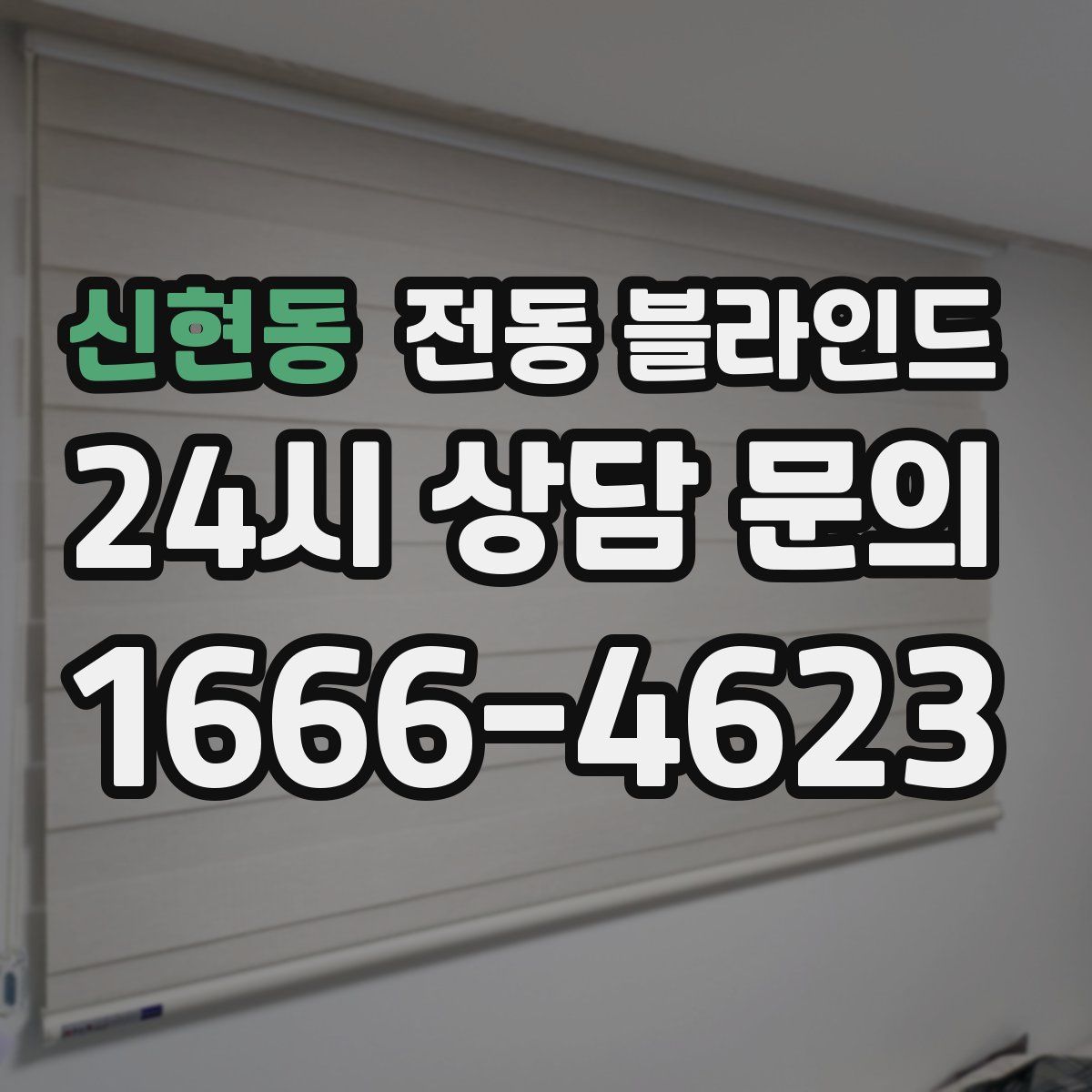 신현동 전동 블라인드