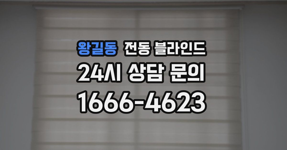 왕길동 전동 블라인드