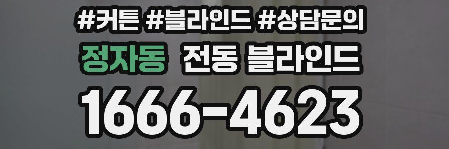 정자동 전동 블라인드
