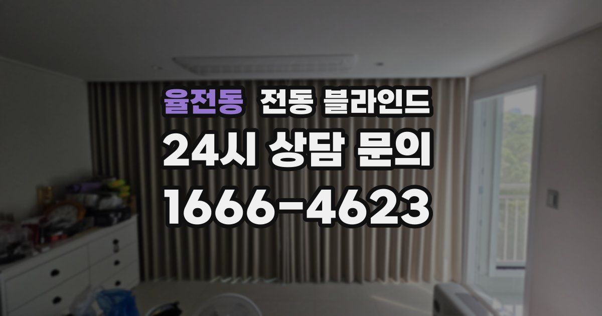 율전동 전동 블라인드