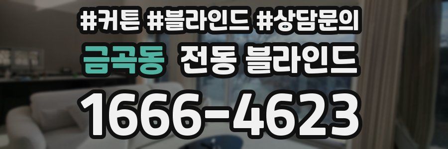 금곡동 전동 블라인드