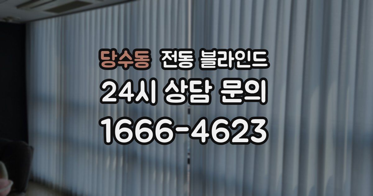 당수동 전동 블라인드