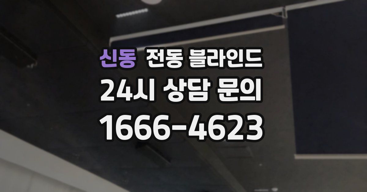 신동 전동 블라인드