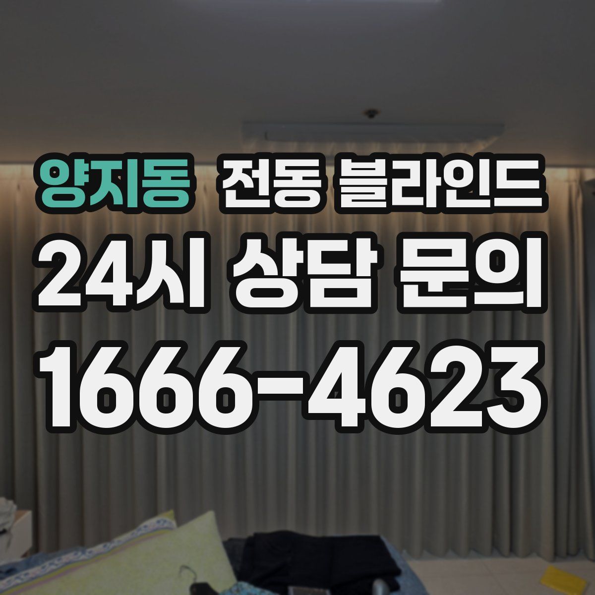 양지동 전동 블라인드