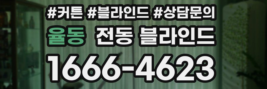 율동 전동 블라인드