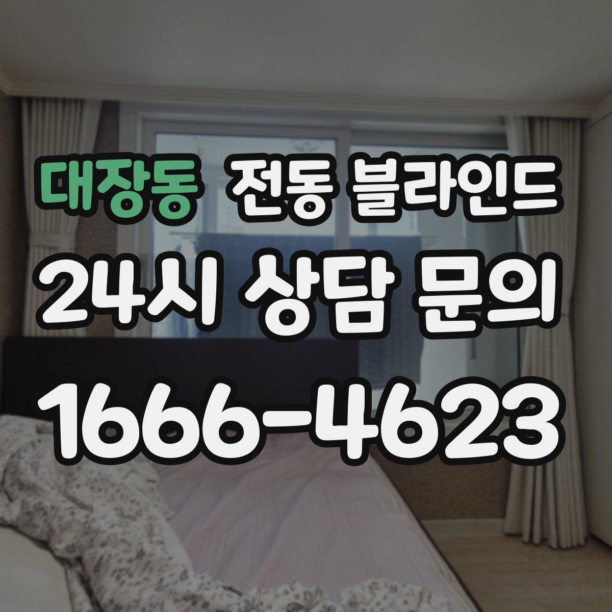 대장동 전동 블라인드