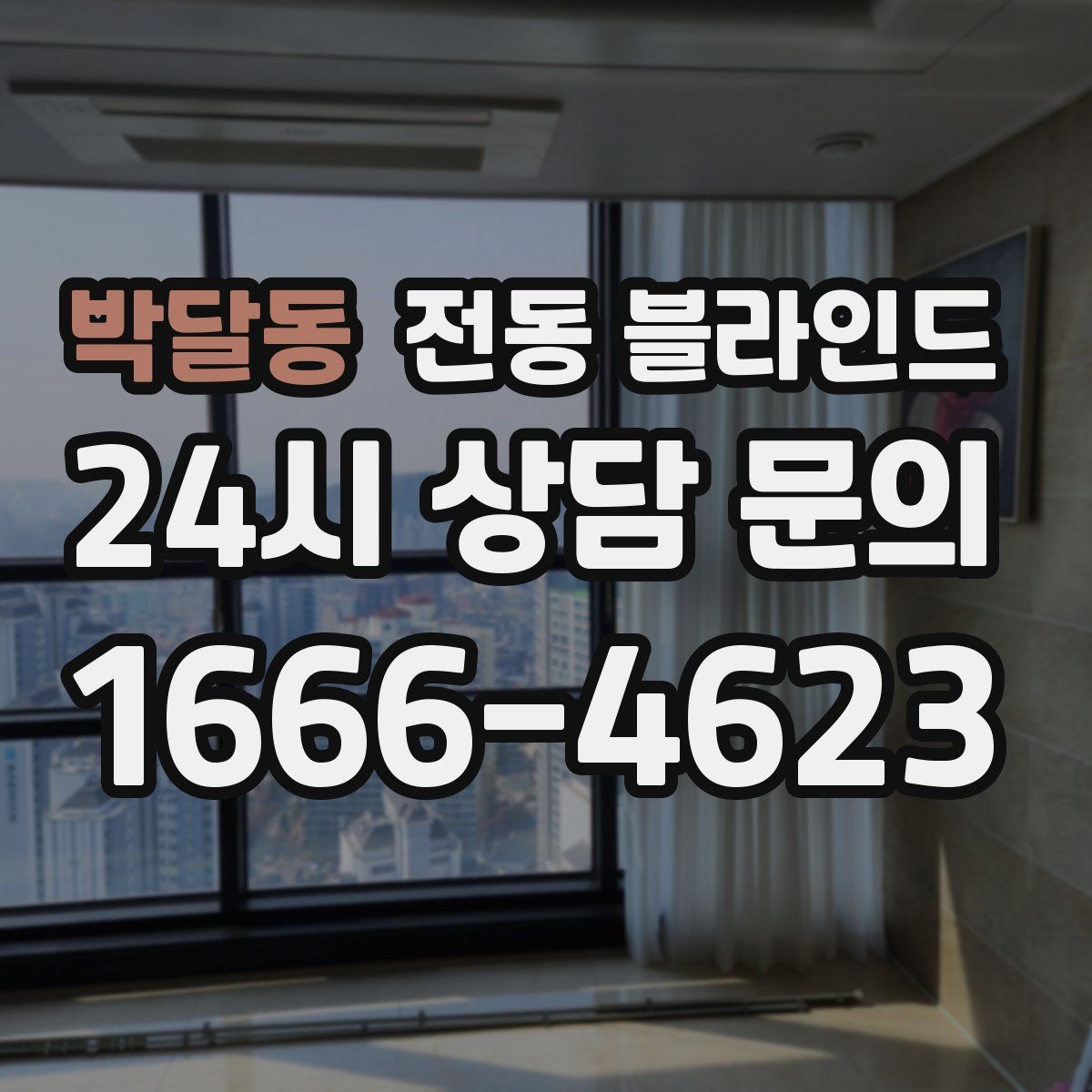 박달동 전동 블라인드