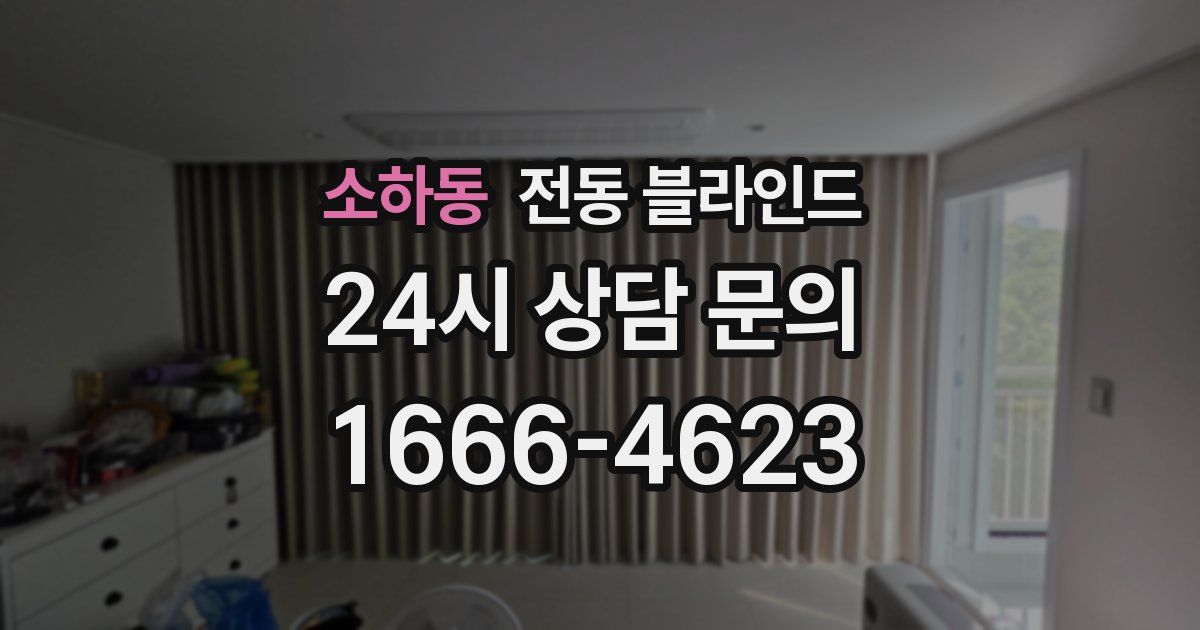 소하동 전동 블라인드