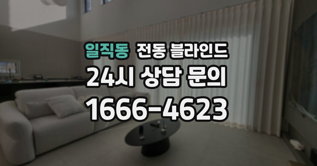 일직동 전동 블라인드