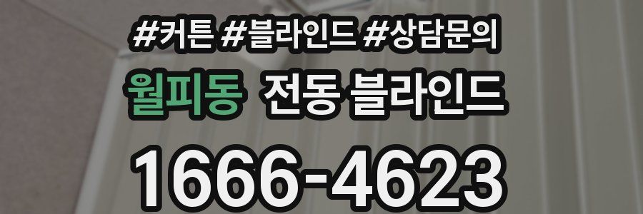 월피동 전동 블라인드