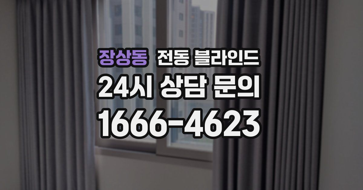 장상동 전동 블라인드