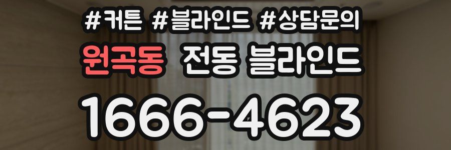 원곡동 전동 블라인드