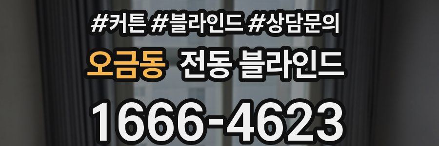 오금동 전동 블라인드