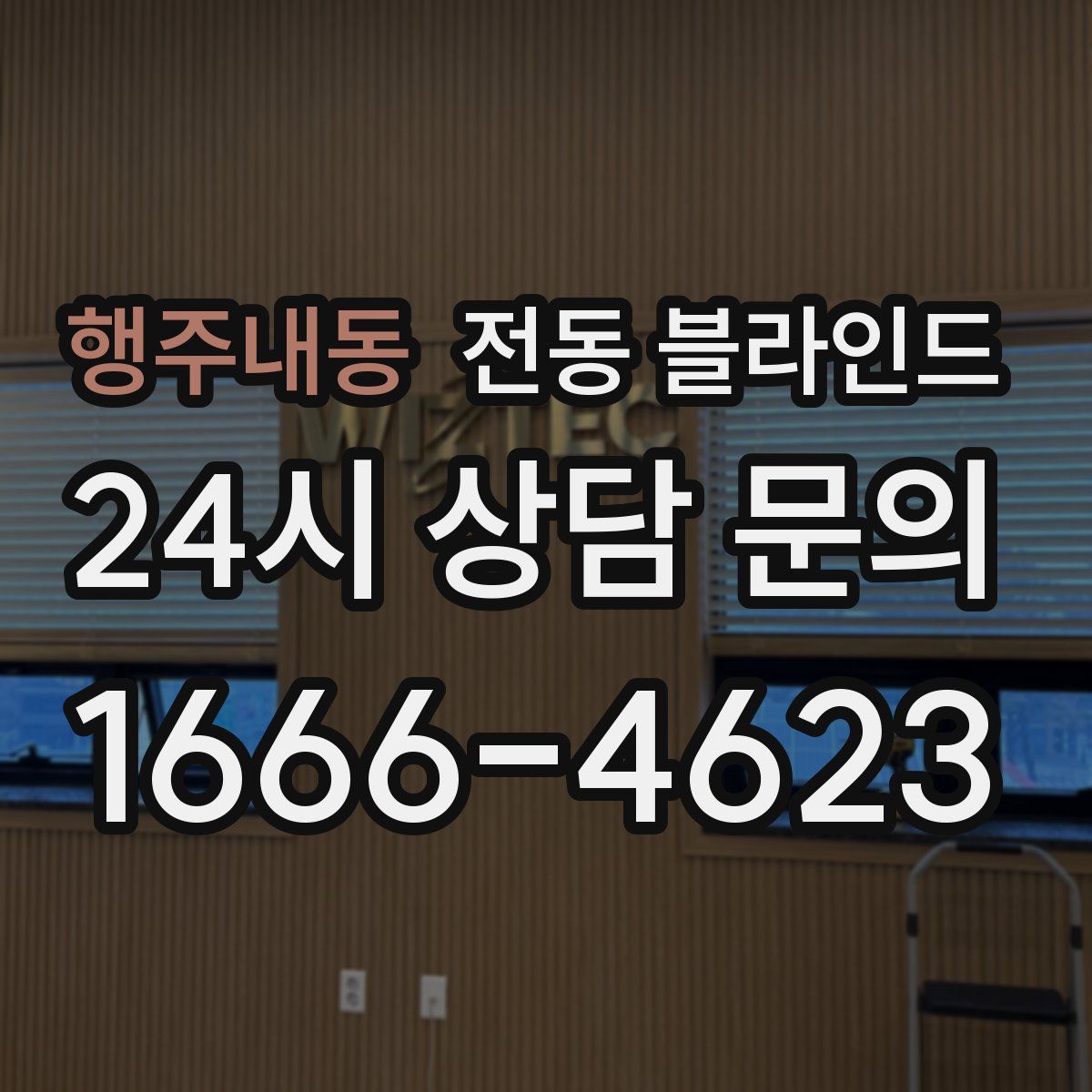 행주내동 전동 블라인드