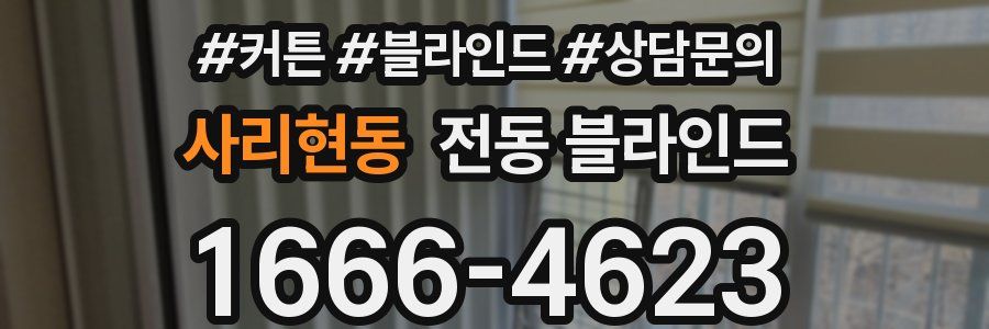 사리현동 전동 블라인드