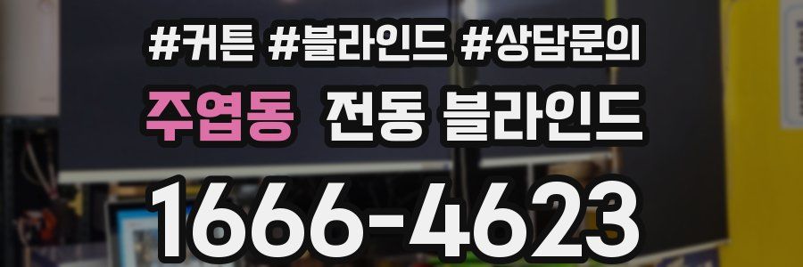 주엽동 전동 블라인드