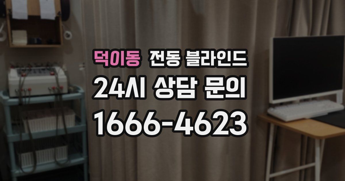 덕이동 전동 블라인드
