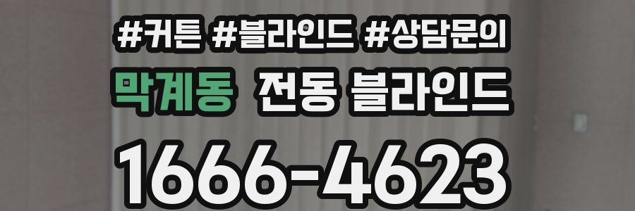 막계동 전동 블라인드