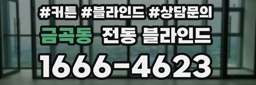 금곡동 전동 블라인드