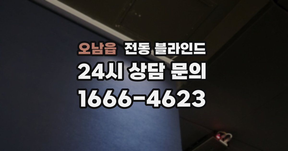 오남읍 전동 블라인드