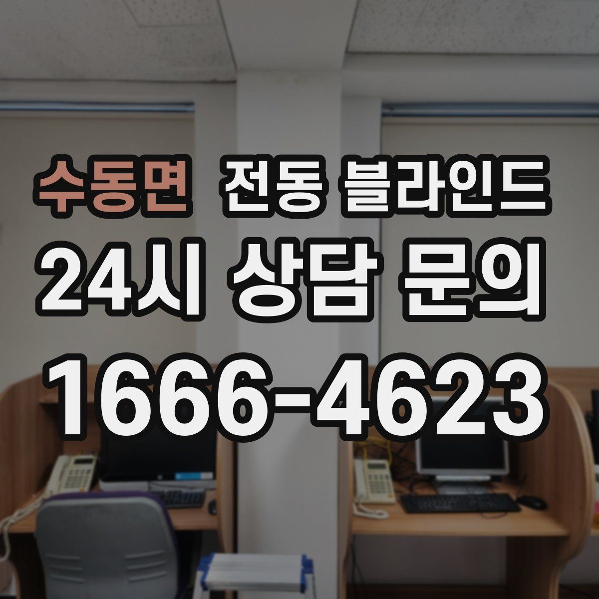수동면 전동 블라인드