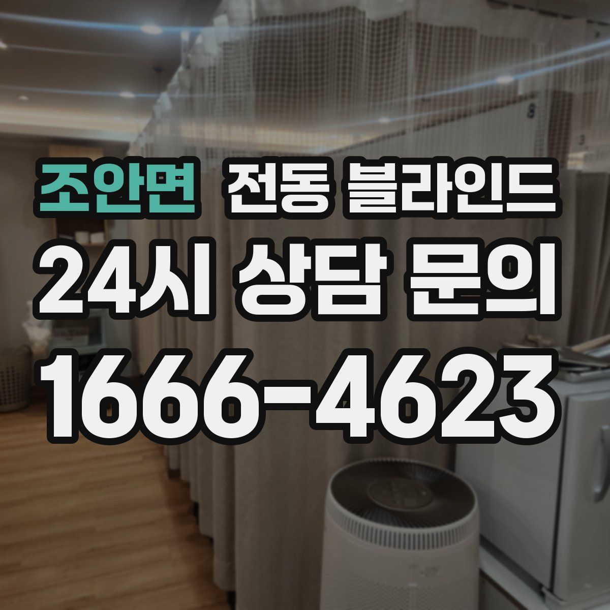 조안면 전동 블라인드