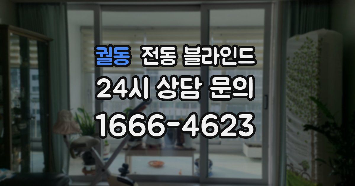궐동 전동 블라인드