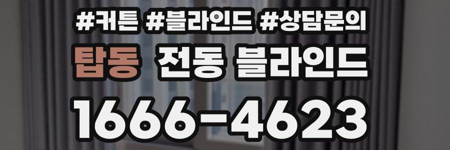 탑동 전동 블라인드