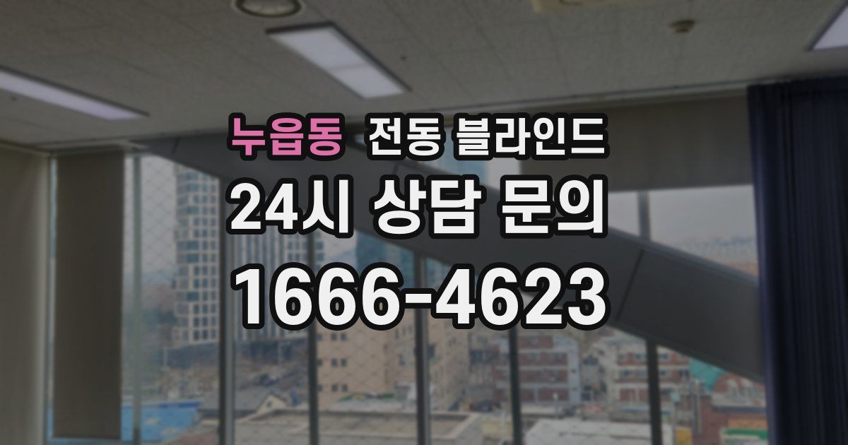 누읍동 전동 블라인드