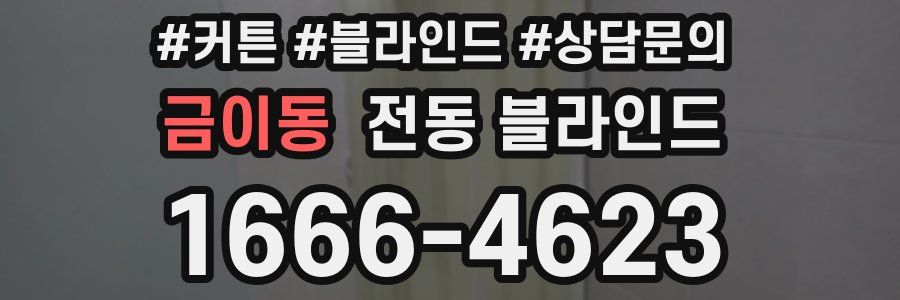 금이동 전동 블라인드