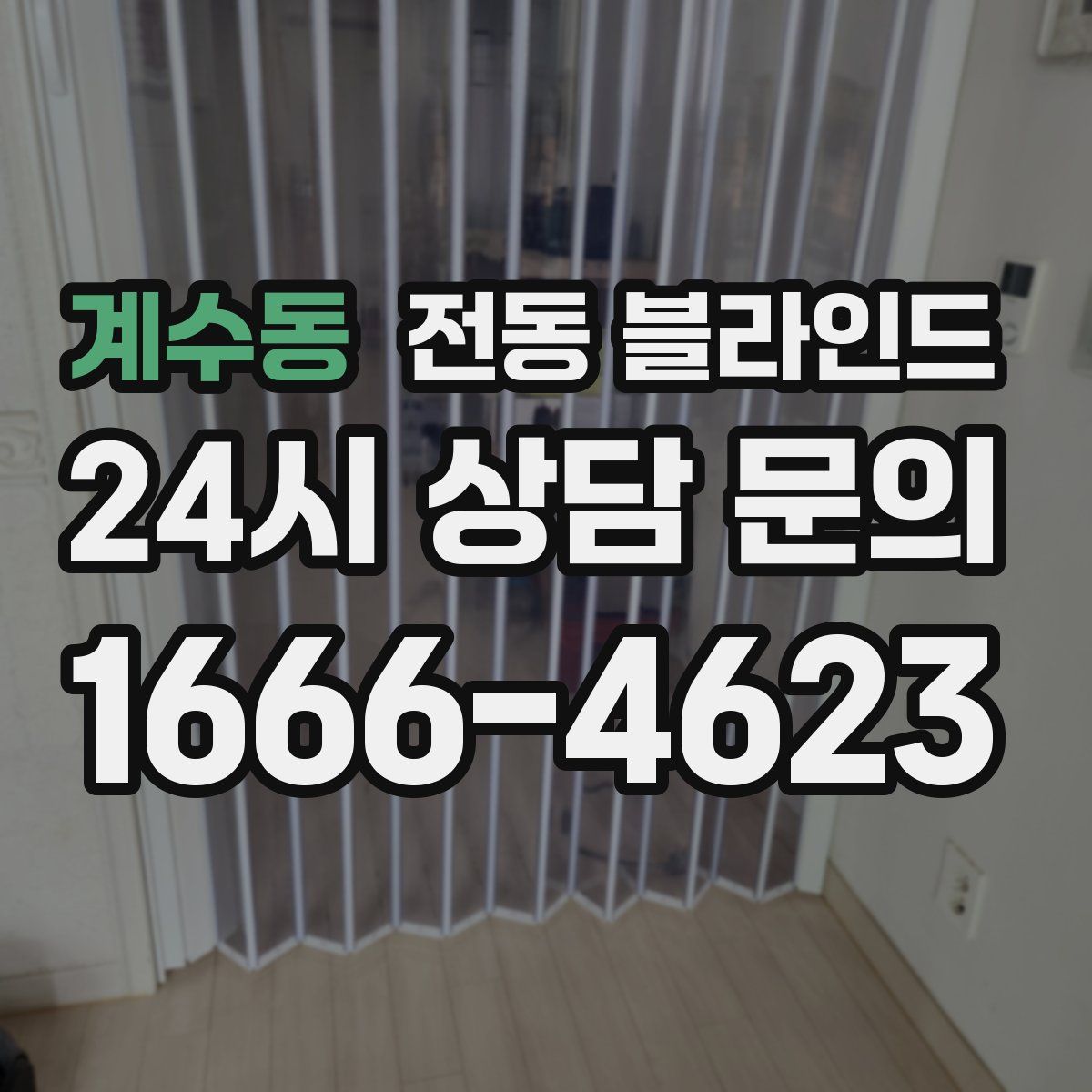 계수동 전동 블라인드