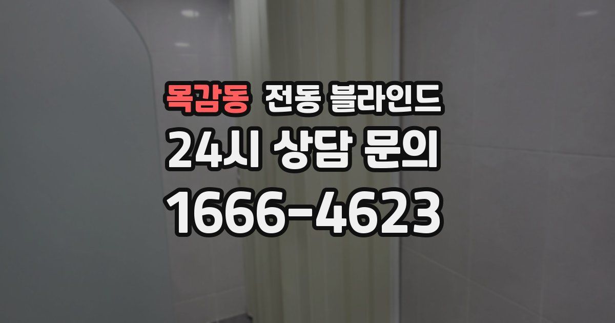 목감동 전동 블라인드