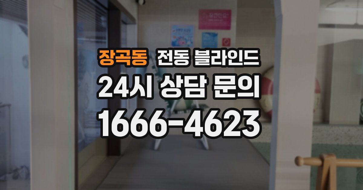 장곡동 전동 블라인드