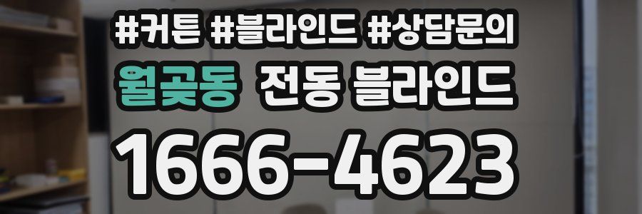 월곶동 전동 블라인드
