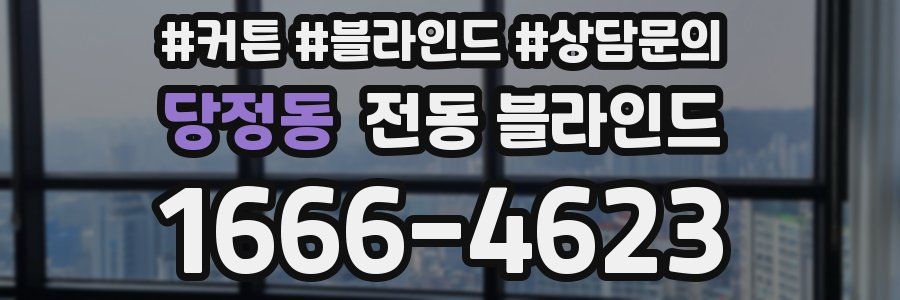 당정동 전동 블라인드