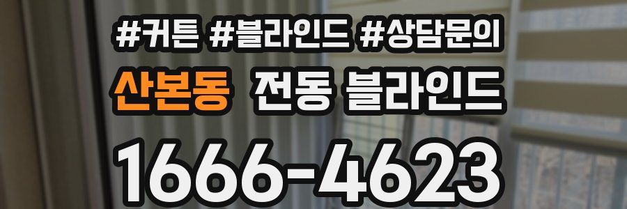 산본동 전동 블라인드