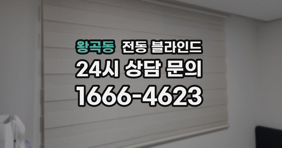 왕곡동 전동 블라인드