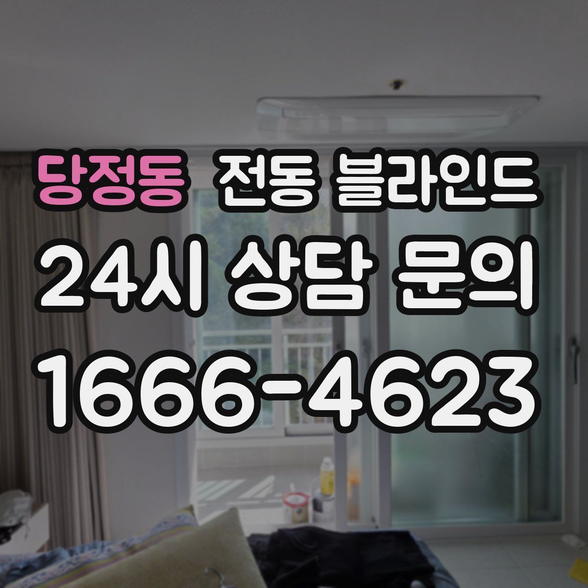 당정동 전동 블라인드