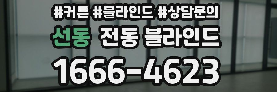 선동 전동 블라인드