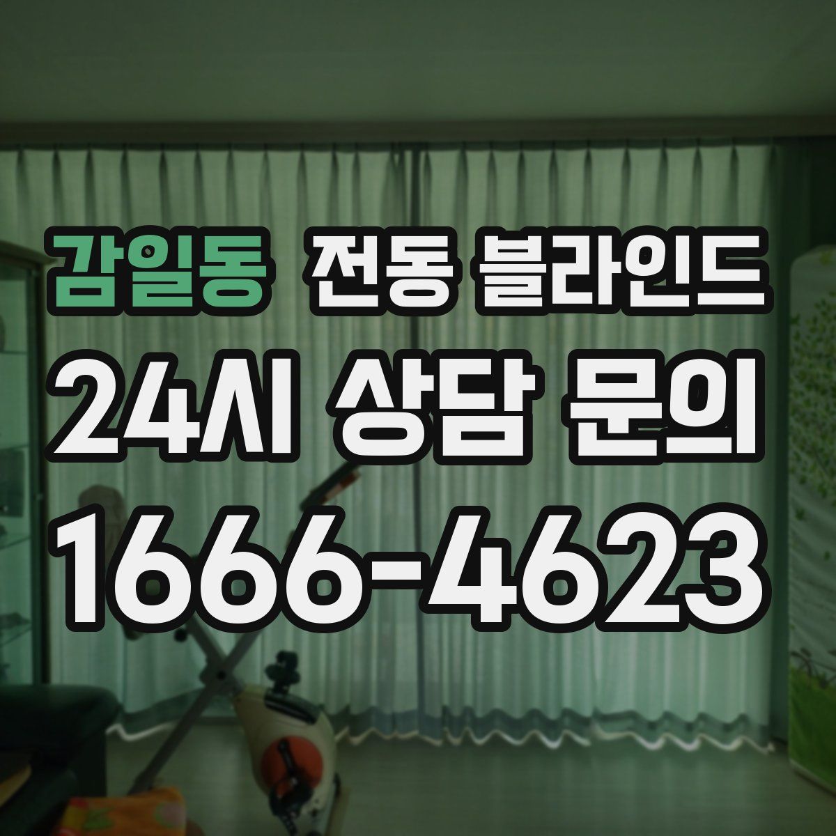 감일동 전동 블라인드