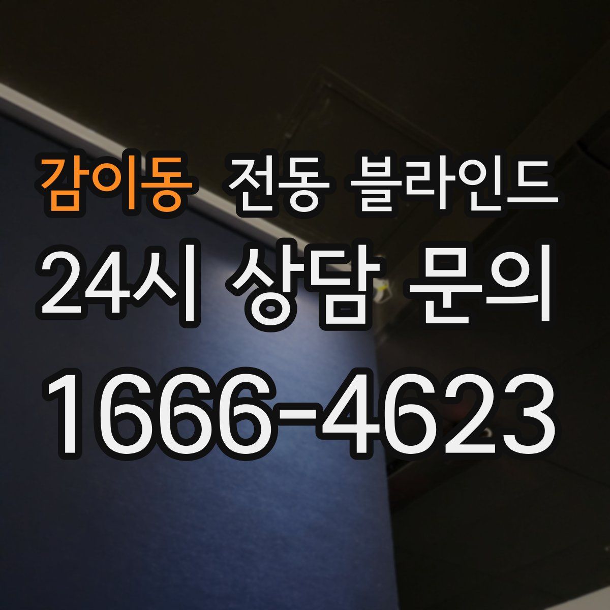 감이동 전동 블라인드